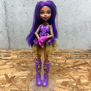 Monster High Doll with Purple and Gold Outfit